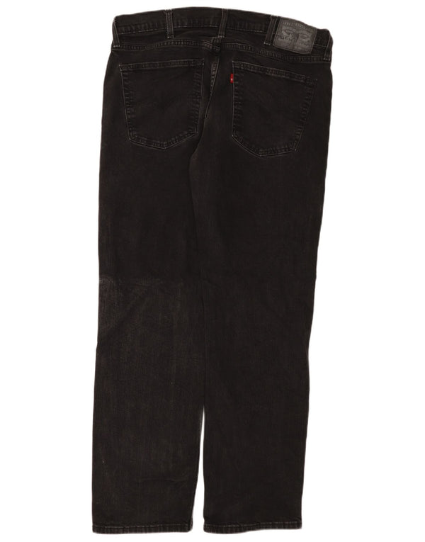 Levi's Mens 559 Relaxed Fit Straight Jeans W38 L32 Μαύρο βαμβακερό