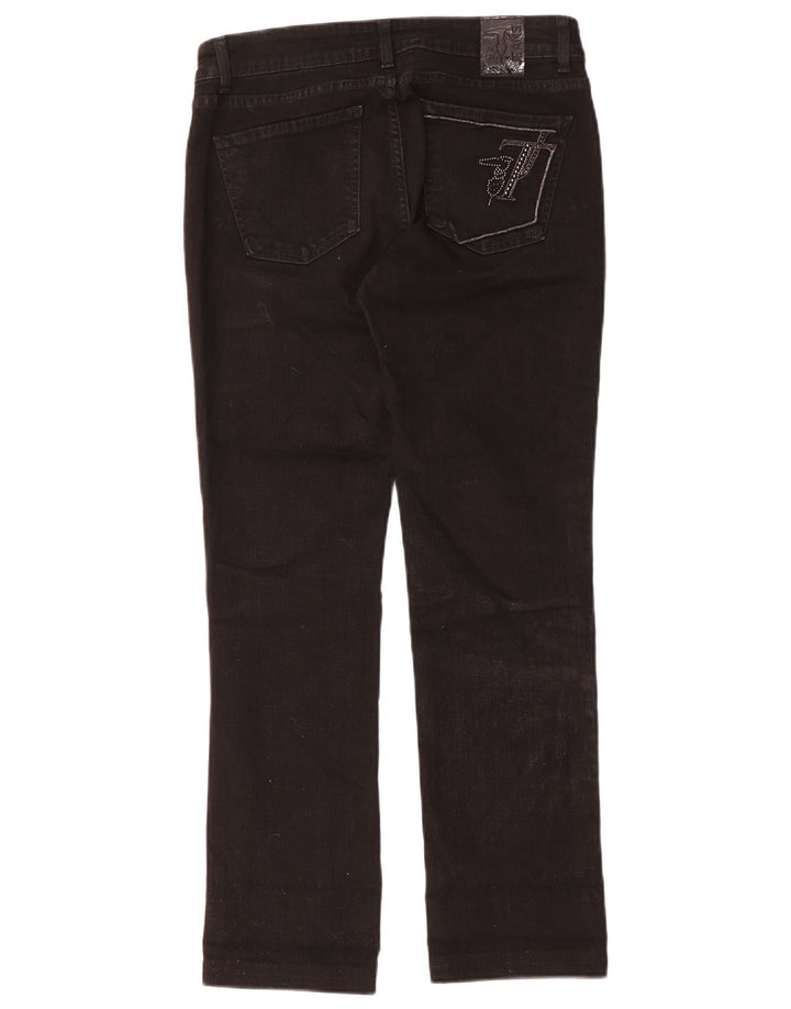 Trussardi Γυναικείο Slim Jeans W28 L28 Μαύρο βαμβακερό