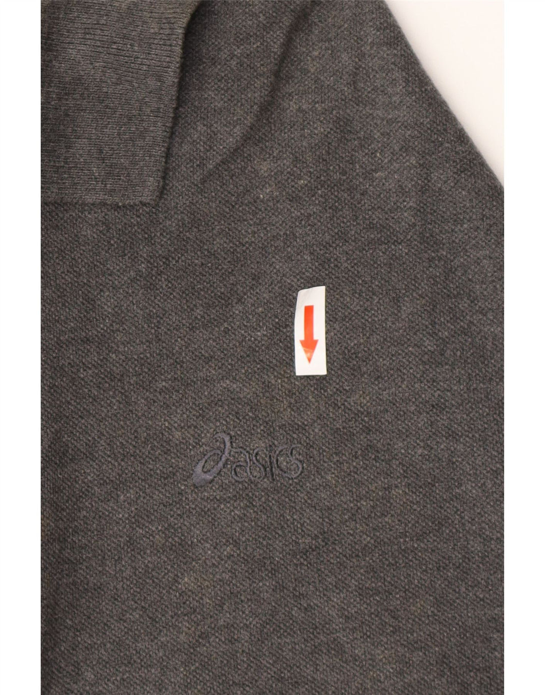 Ανδρικό πουκάμισο πόλο ASICS μεγάλο γκρι βαμβακερό