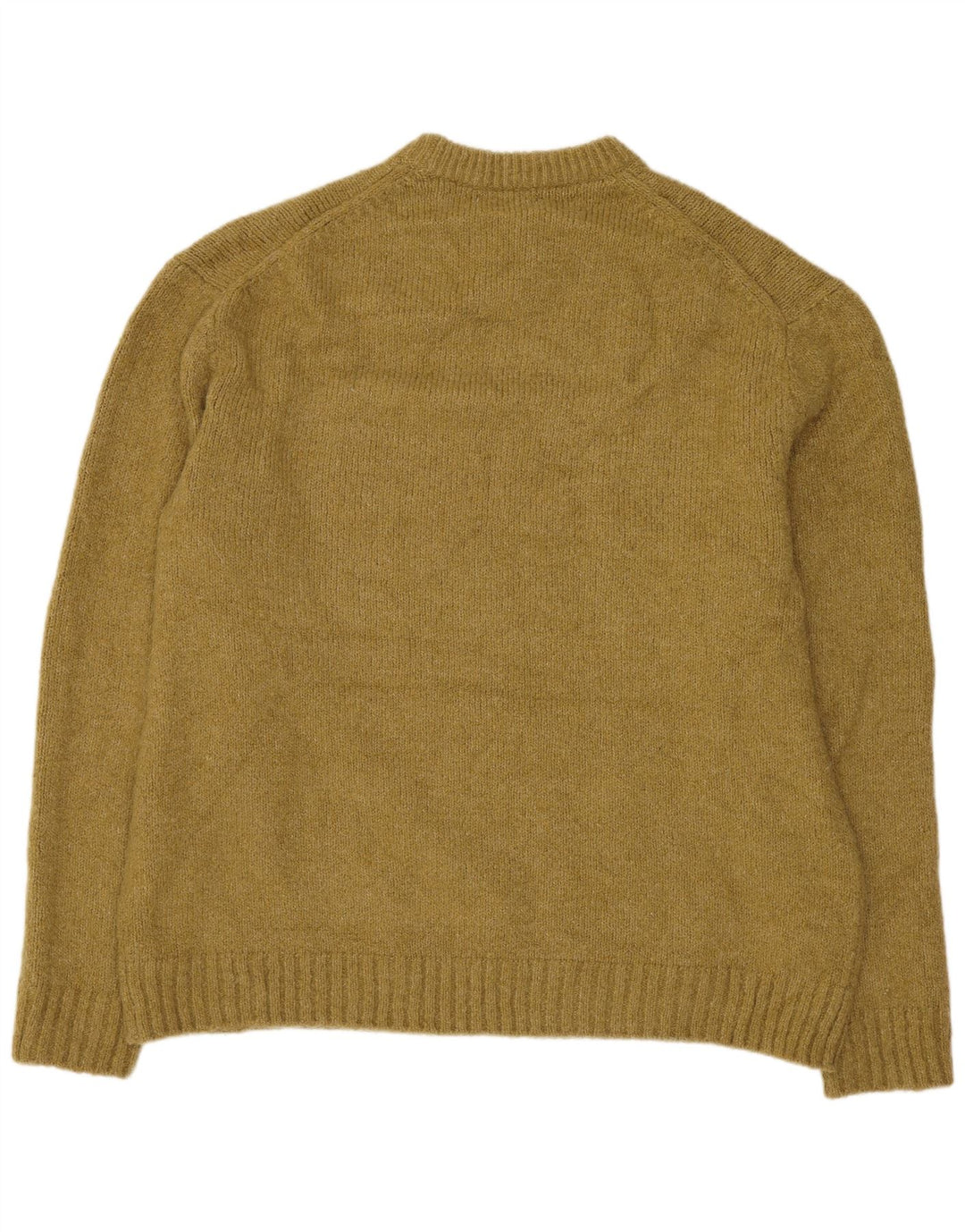 Ανδρικό πουλόβερ ZARA Crew Neck Jumper XL Khaki Polyester