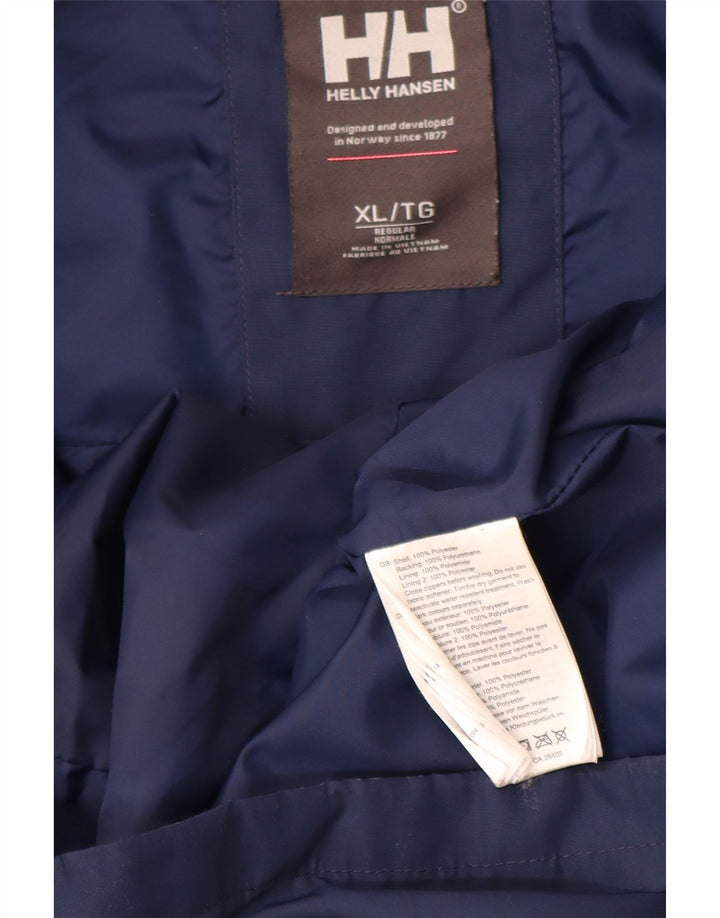 HELLY HANSEN Γυναικείο Αδιάβροχο με κουκούλα UK 18 XL Navy Blue Polyester