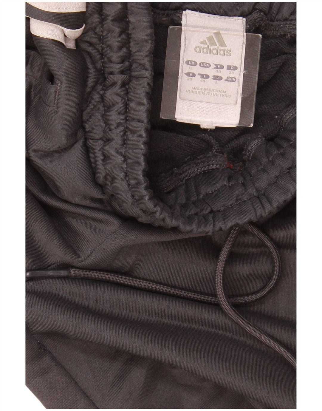 Γυναικεία αθλητική φόρμα ADIDAS Παντελόνι UK 12 Μεσαίου Μαύρου Πολυεστέρα