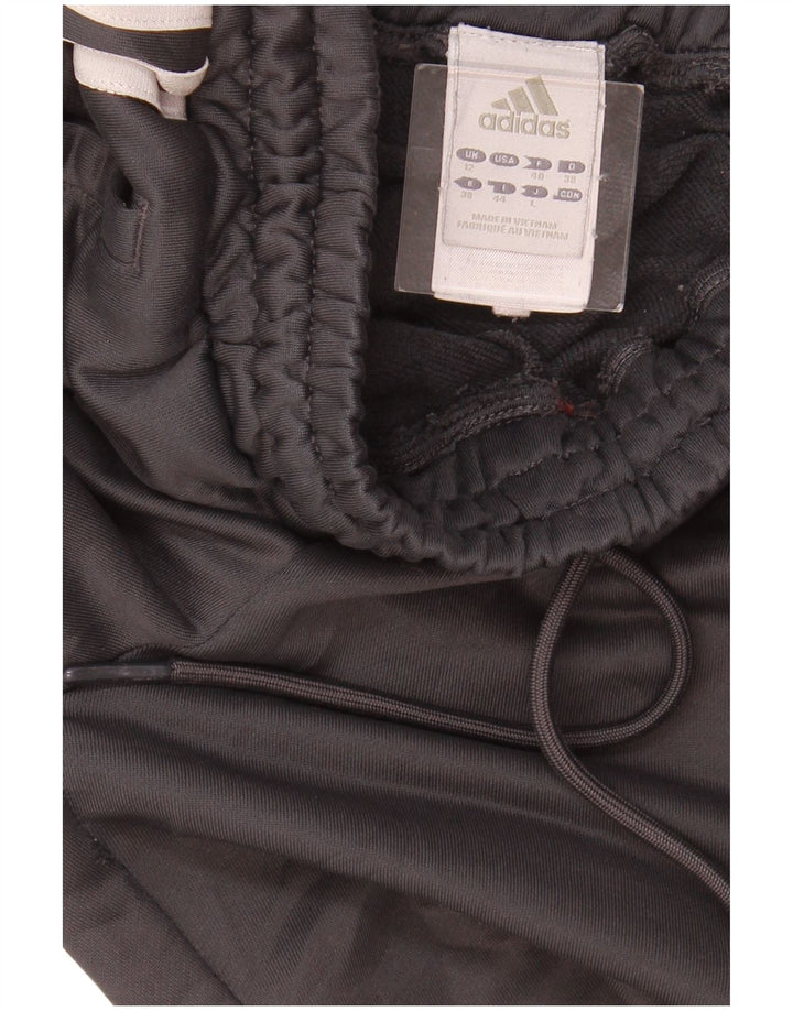Γυναικεία αθλητική φόρμα ADIDAS Παντελόνι UK 12 Μεσαίου Μαύρου Πολυεστέρα