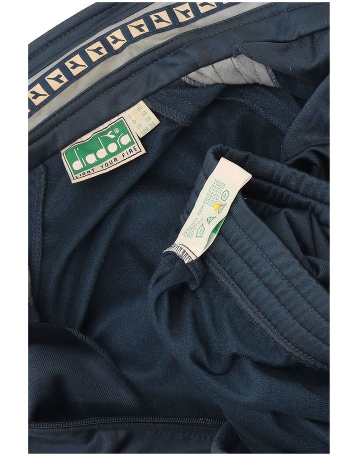 Ανδρική αθλητική φόρμα γραφικών Diadora Top Jacket UK 38 Medium Blue Polyester
