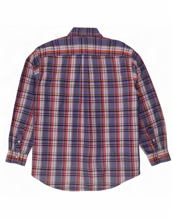 Ανδρικό πουκάμισο Tommy Hilfiger Large Blue Check Cotton