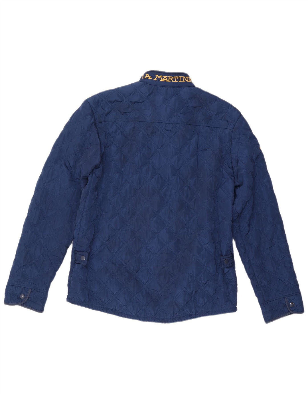 LA MARTINA Γυναικείο γραφικό καπιτονέ μπουφάν UK 20 2XL Navy Blue