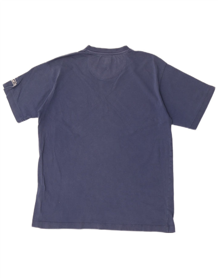 Ανδρικό T-Shirt Reebok Top Small Navy Blue από βαμβάκι