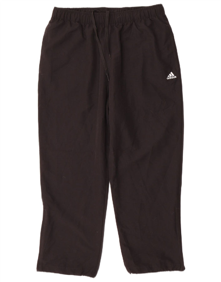 Ανδρική αθλητική φόρμα Adidas Climalite Παντελόνι μεγάλο μαύρο πολυεστέρα