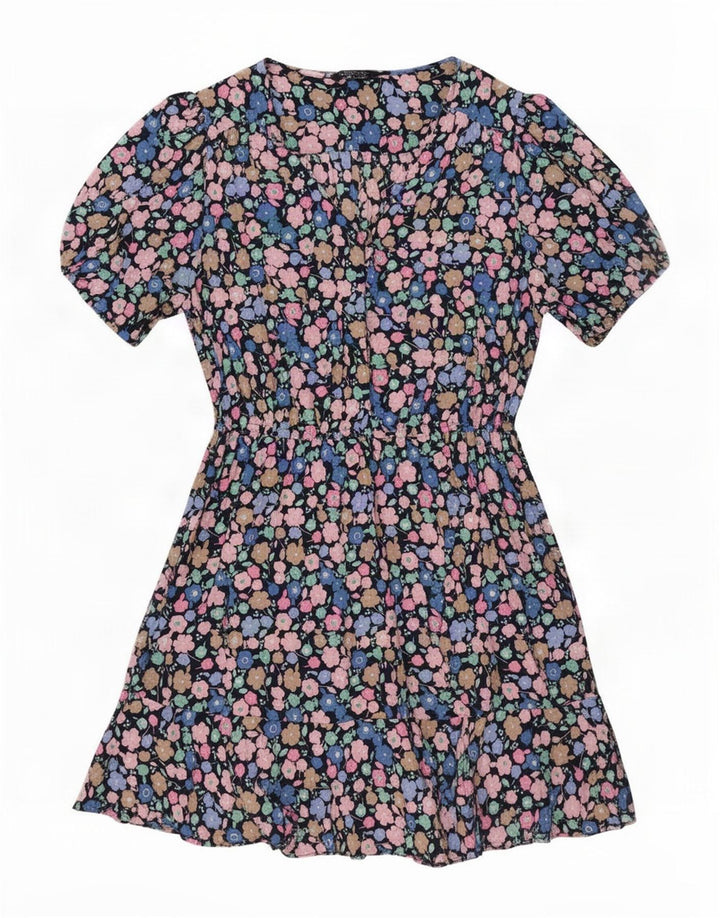 Marks & Spencer Γυναικείο Φόρεμα A-Line UK 16 Μεγάλο πολύχρωμο Floral