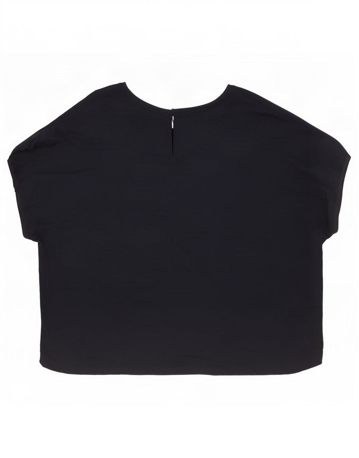 Marks & Spencer Γυναικεία Μπλούζα Oversized Top UK 20 2XL Navy Blue