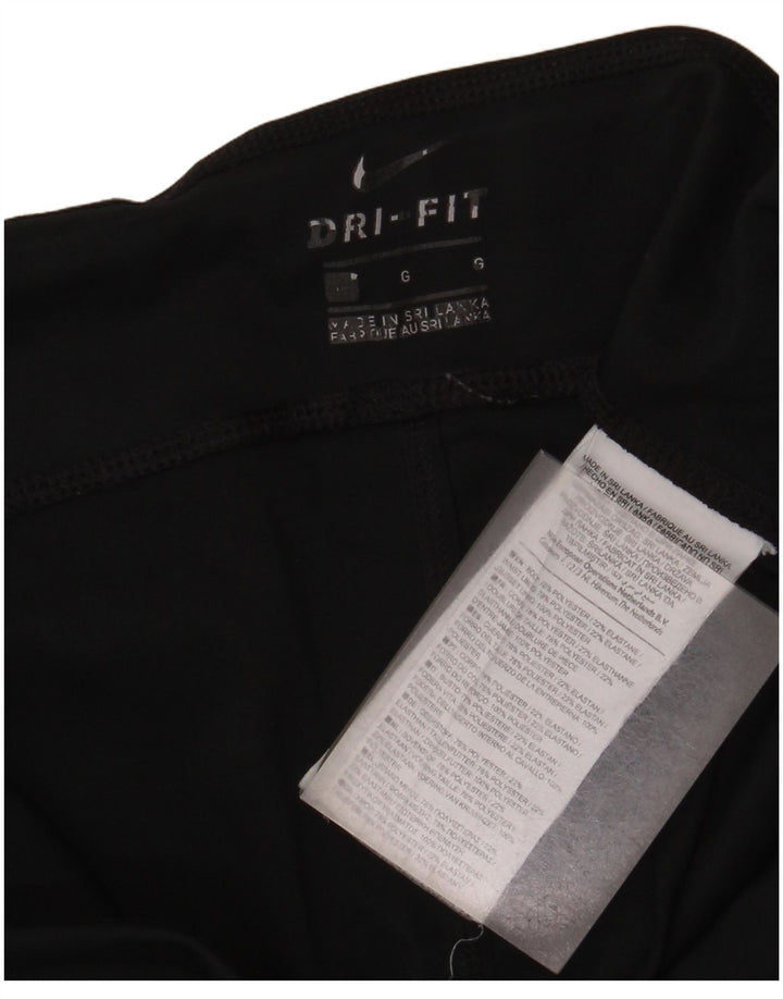 Γυναικείο κολάν Nike Dri Fit UK 14 Μεγάλο μαύρο πολυεστέρα