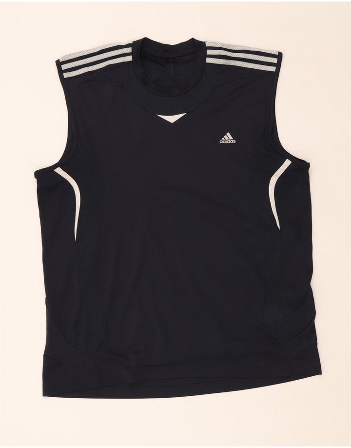 ADIDAS Ανδρικό γιλέκο Climacool Top XL Navy Blue Polyester