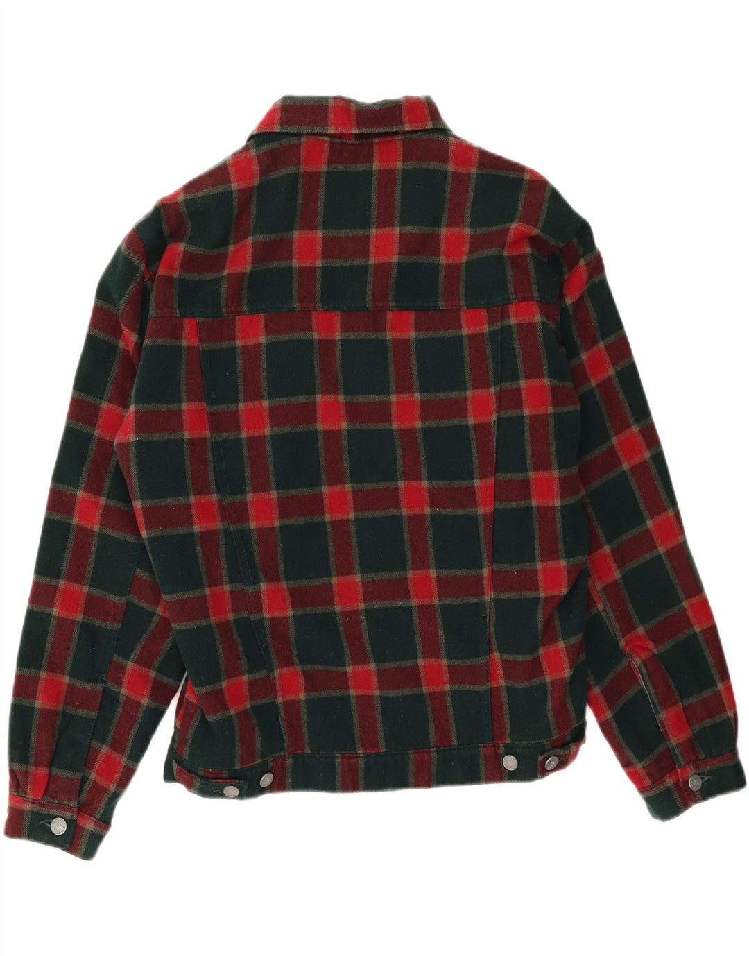 WHITE STUFF Ανδρικό Bomber Jacket UK 38 Medium Red Check Polyester