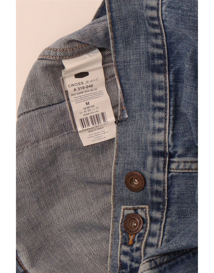 CROSS JEANS Ανδρικό τζιν μπουφάν UK 38 Medium Blue Cotton