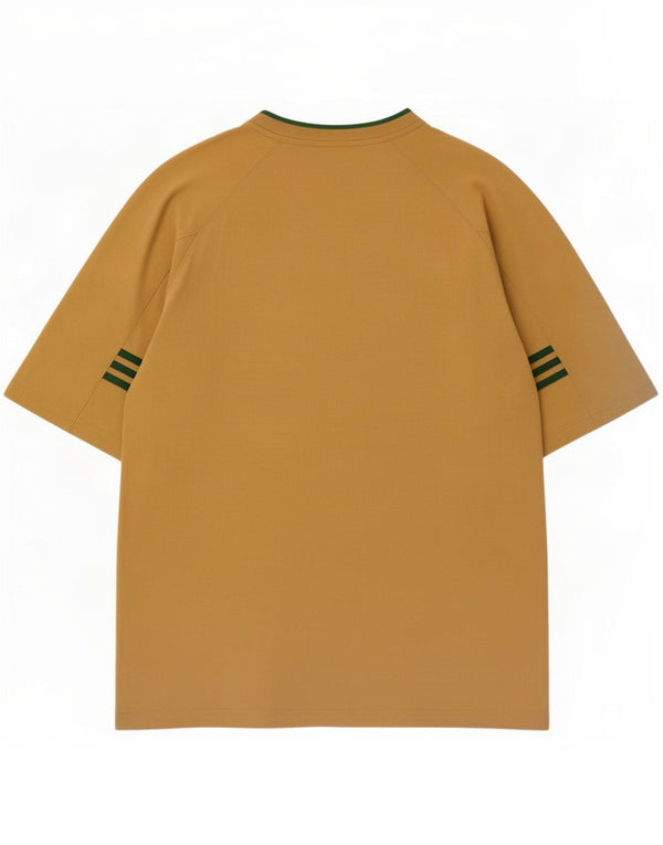 Ανδρικό T-Shirt Adidas Top UK 48/50 XL Μπεζ βαμβακερό