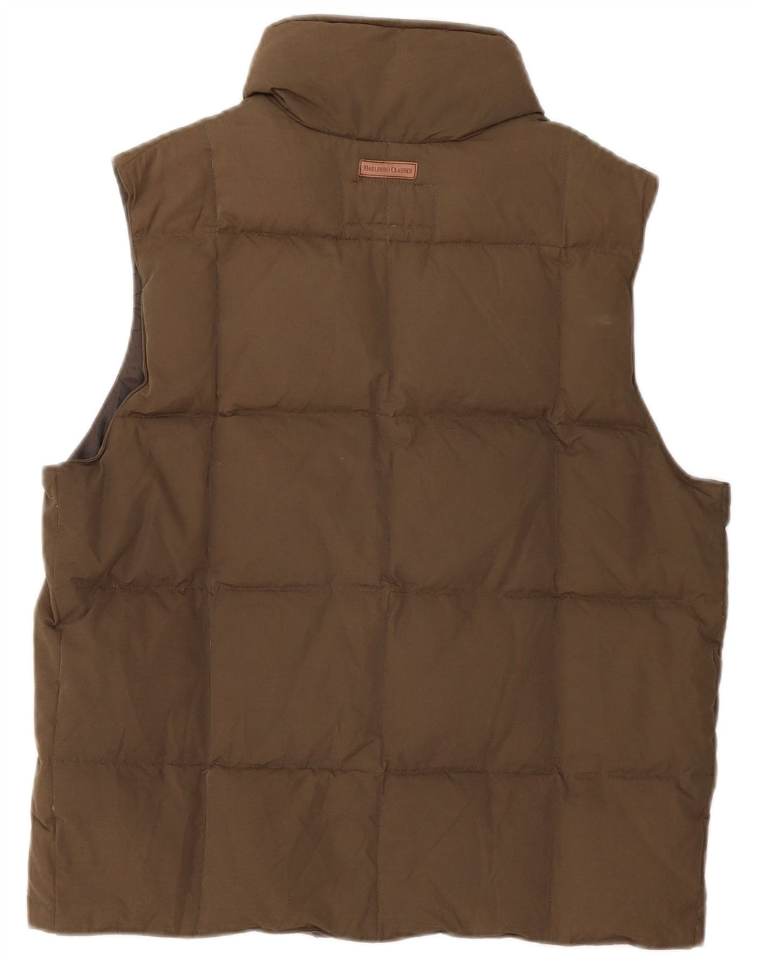 Marlboro Classics Ανδρικό padded Gilet EU 46 Small Khaki Polyester