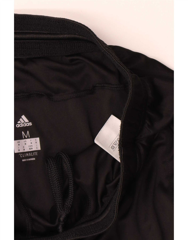 Ανδρικό σορτς Adidas Climalite από μεσαίο μαύρο πολυεστέρα