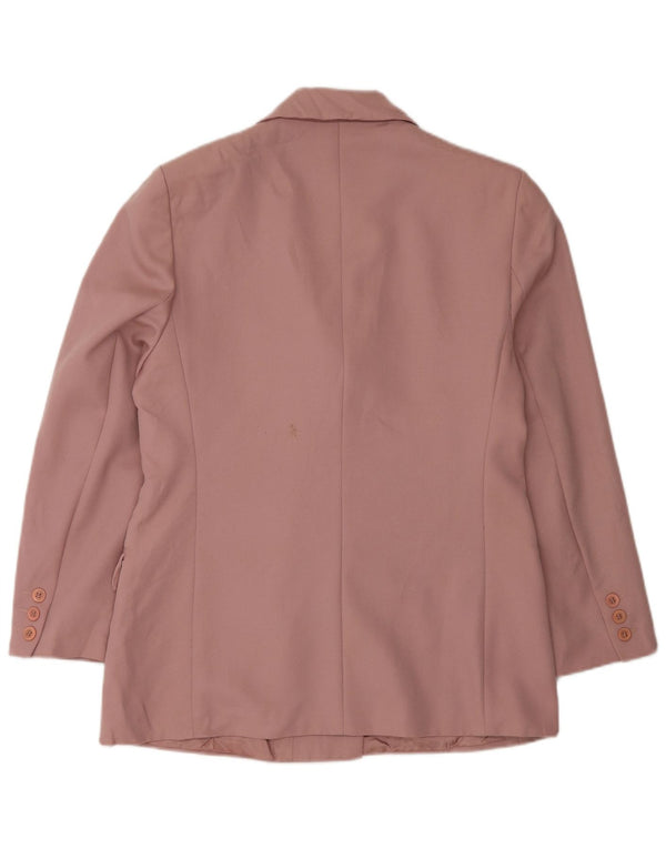 Marks & Spencer Γυναικείο Μπουφάν Blazer 3/4 μανίκι UK 12 Medium Pink