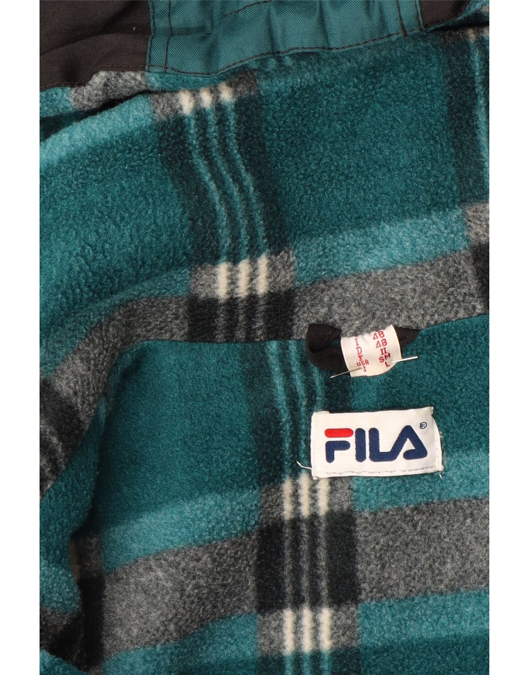 Fila Ανδρικό μπουφάν σκι με κουκούλα IT 48 Medium Green Colourblock