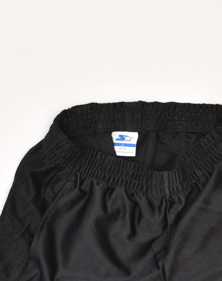 STARTER Boys Sport Shorts 10-11 Years Large Black Polyester | Vintage | Thrift | Second-Hand | Used Clothing | Messina Hembry 
