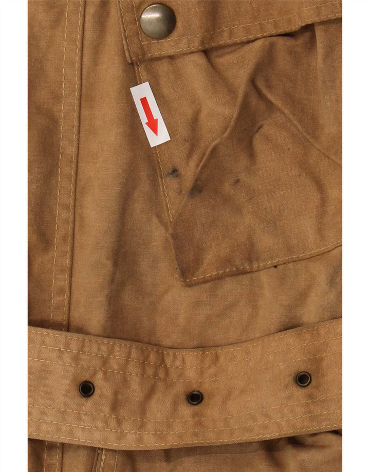 Belstaff Ανδρικό κερωμένο βαμβακερό μπουφάν UK 40 Large Brown