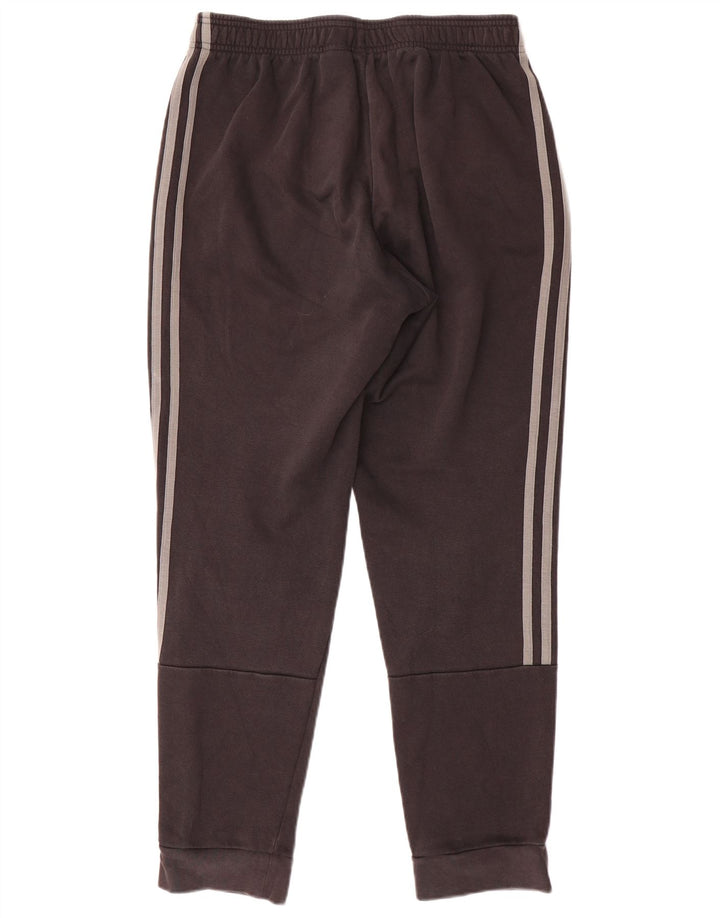 Γυναικεία αθλητική φόρμα ADIDAS Παντελόνι Joggers UK 12 μεσαίο μαύρο βαμβακερό