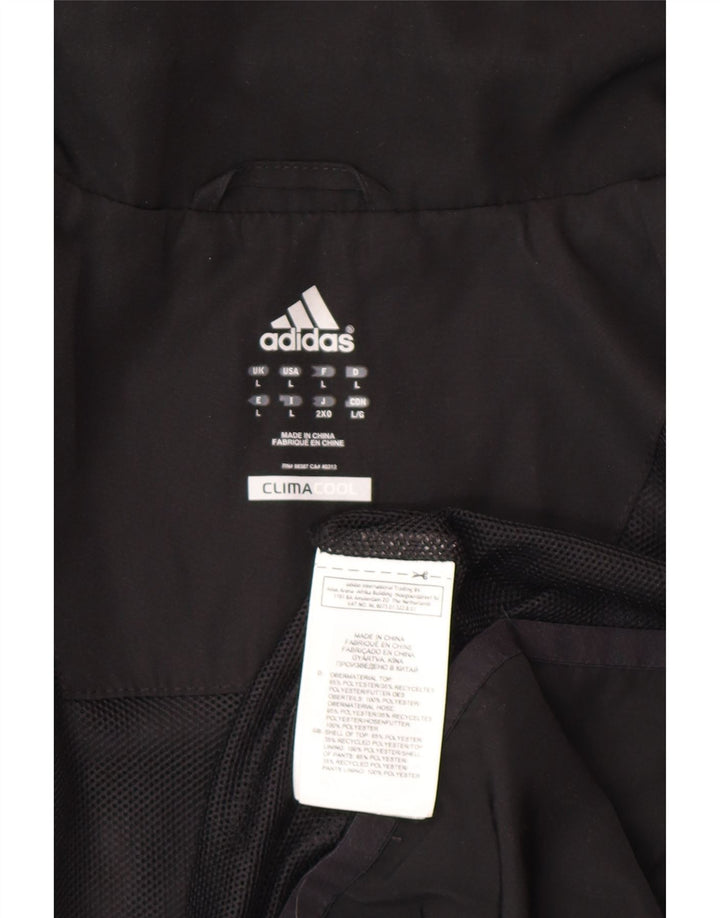 Ανδρική φόρμα Adidas Climacool Top Jacket Large Black Colourblock