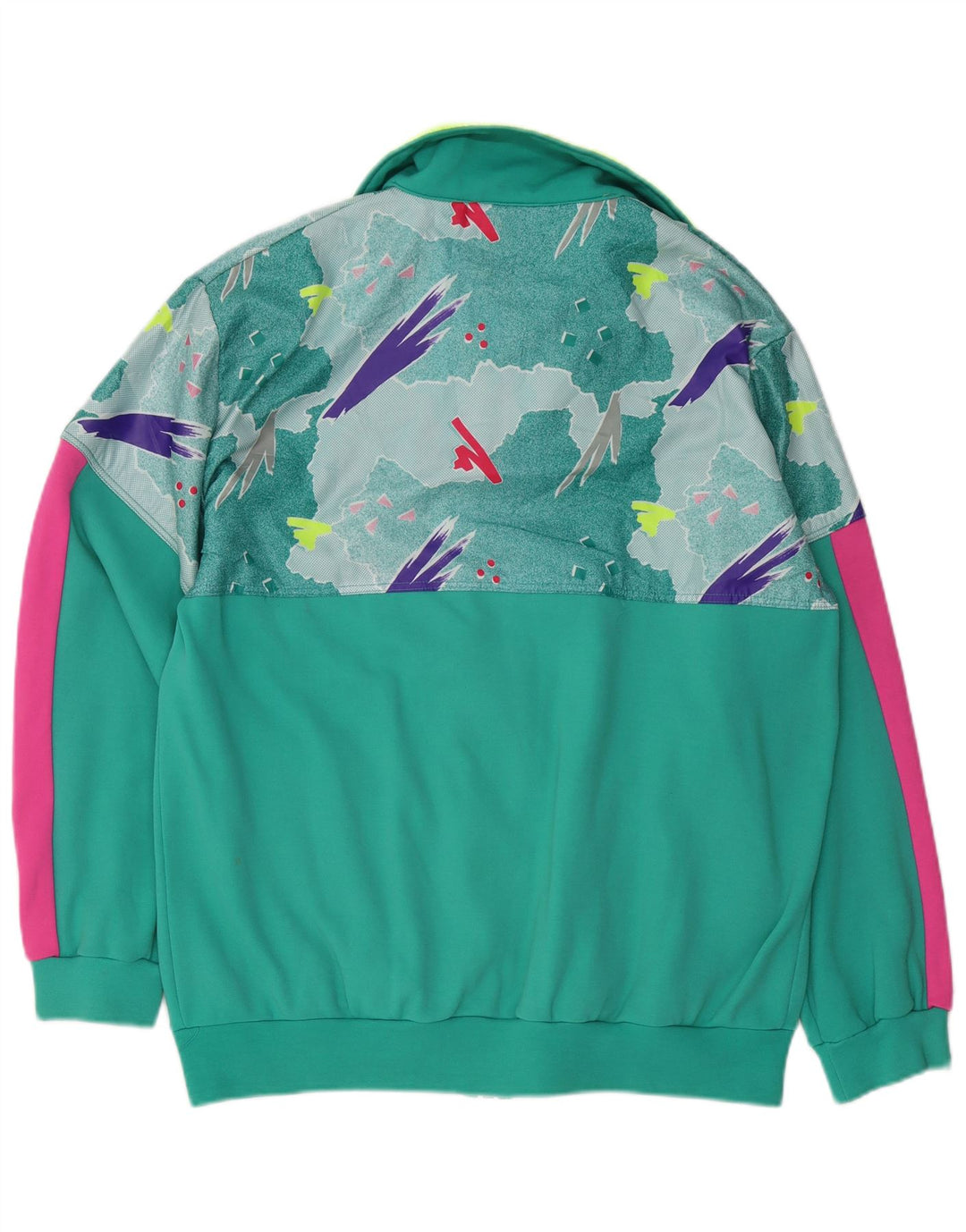 Ανδρική φόρμα VINTAGE Top Jacket Μεγάλο Πράσινο Γεωμετρικό