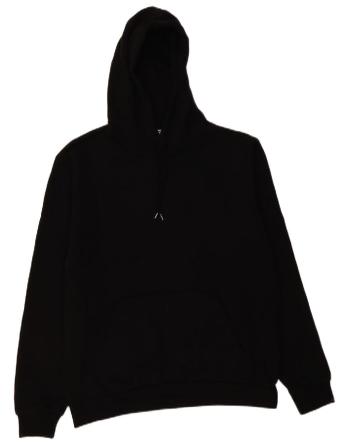 PUMA Mens Hoodie Jumper Medium Black Cotton