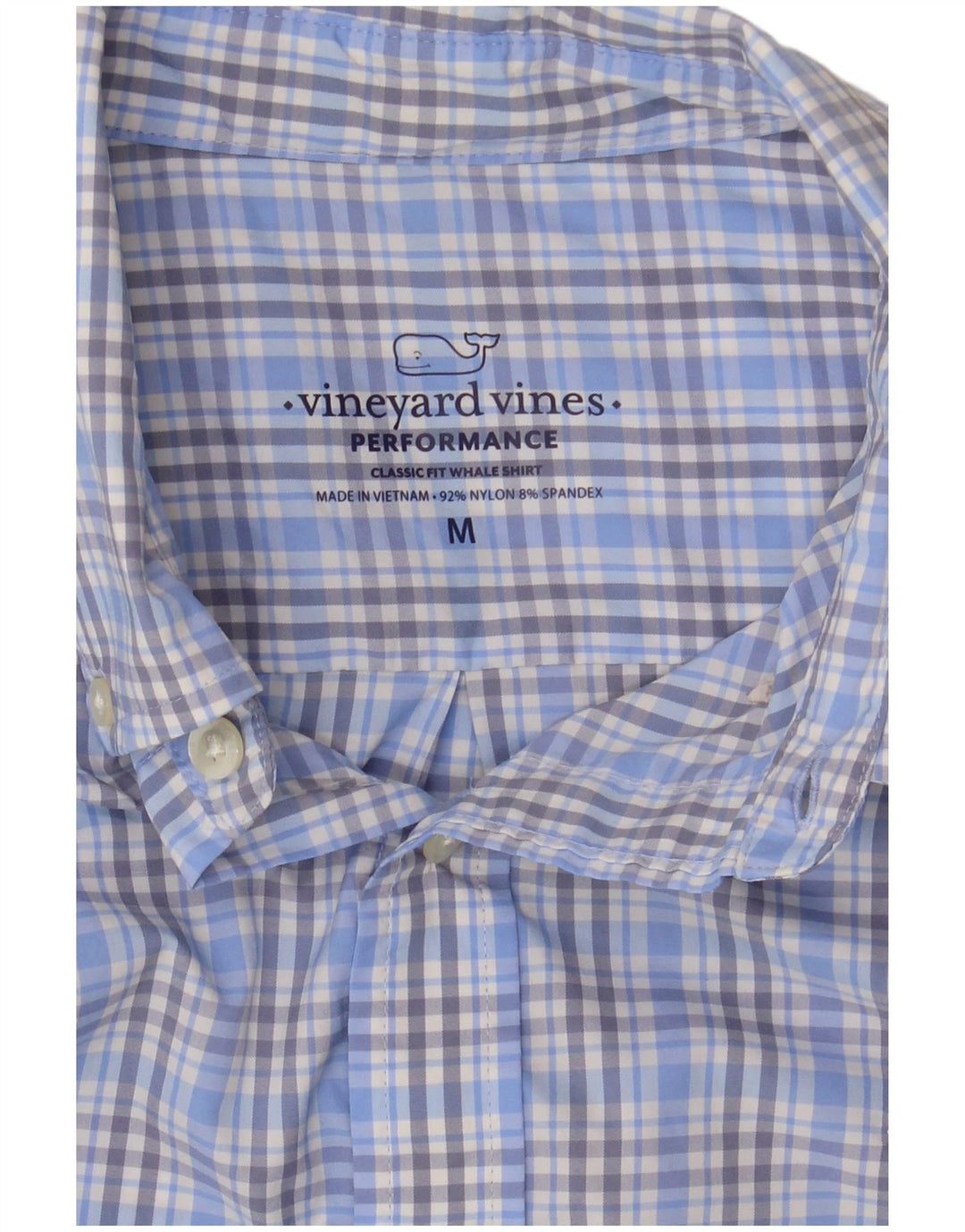 Vineyard Vines Ανδρικό πουκάμισο Classic Fit Medium Blue Check Nylon