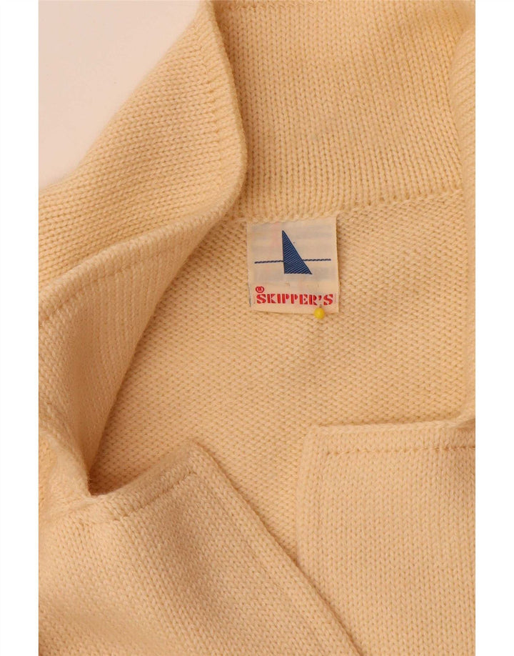 Γυναικείο πουλόβερ Skipper's Cardigan IT 50 XL Yellow Wool