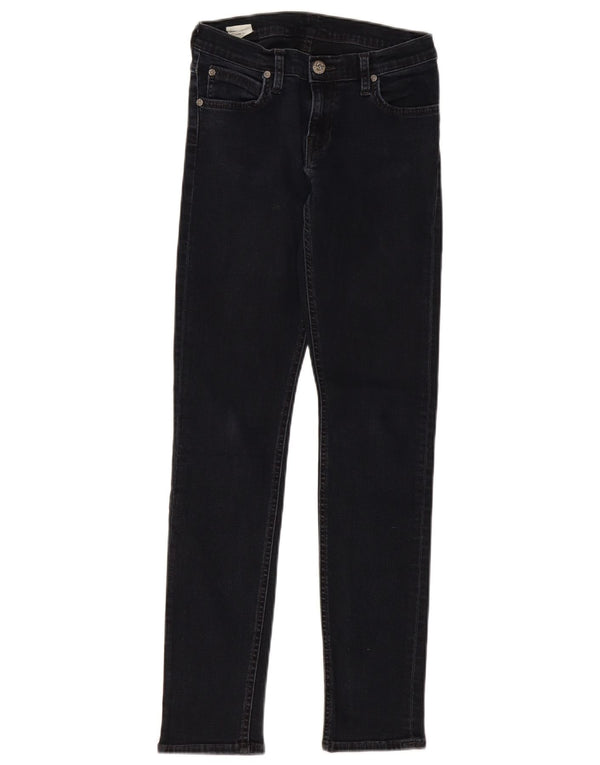 LEE Womens Jade Skinny Jeans W27 L30 Navy Blue Cotton