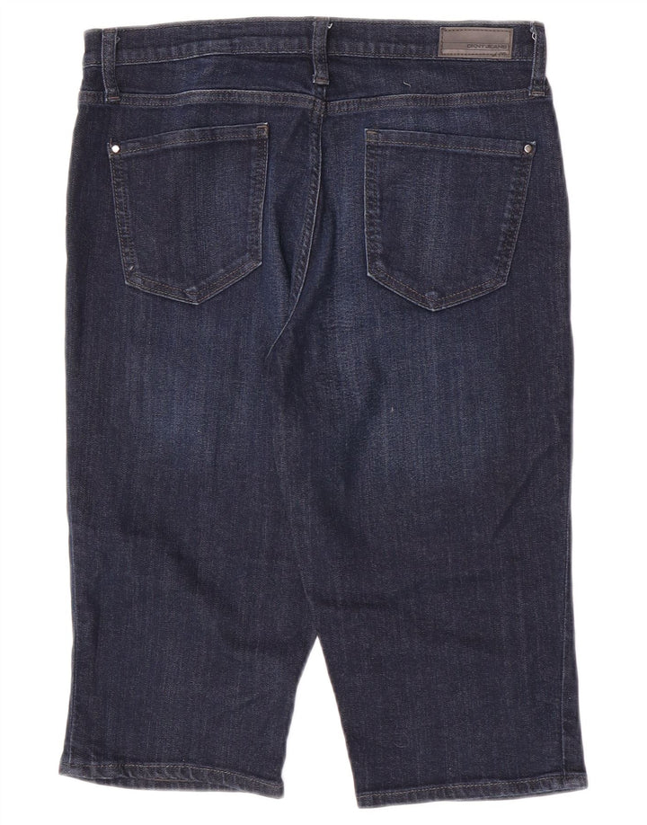 Dkny Γυναικείο τζιν σορτς US 8 Medium W30 Navy Blue βαμβακερό