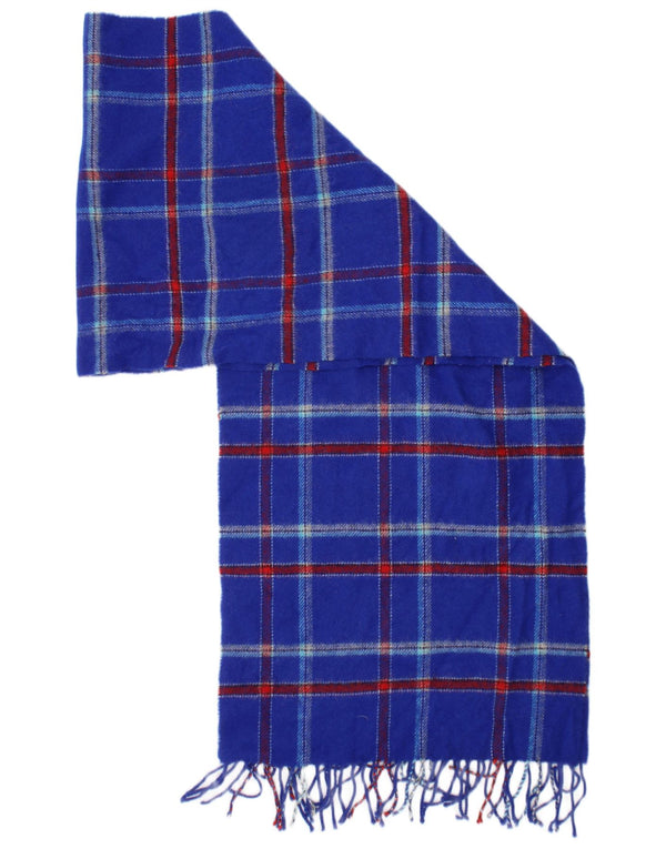 Ανδρικό πλεκτό κασκόλ Jack Wills One Size Μπλε καρό Classic
