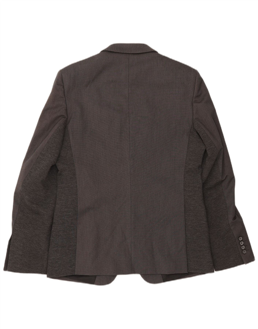 ZARA Mens 1 Button Blazer Jacket EU 50 2XL Grey Colourblock Polyester