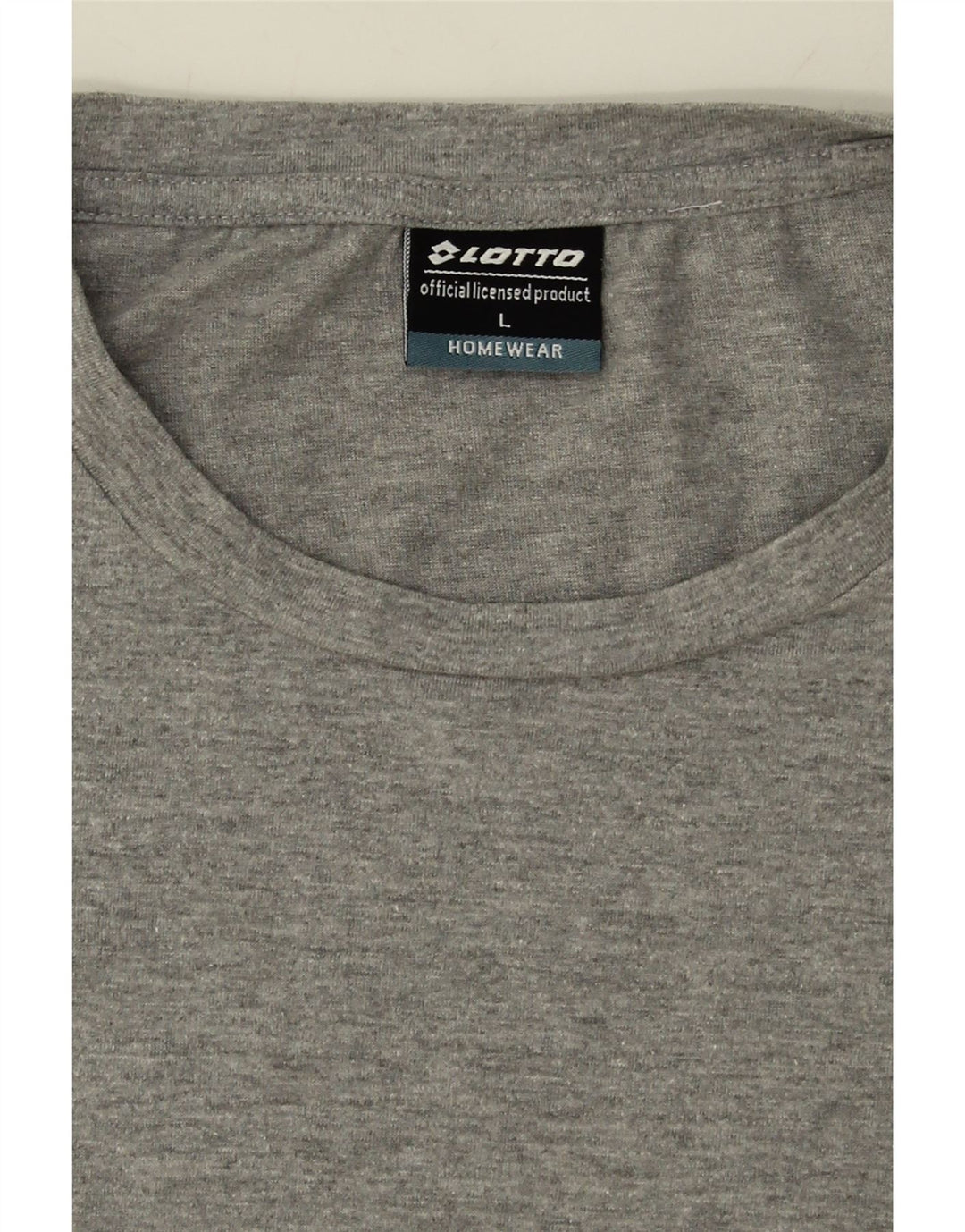 LOTTO Mens T-Shirt Top Large Grey Cotton Vintage Lotto and Second-Hand Lotto from Messina Hembry 
