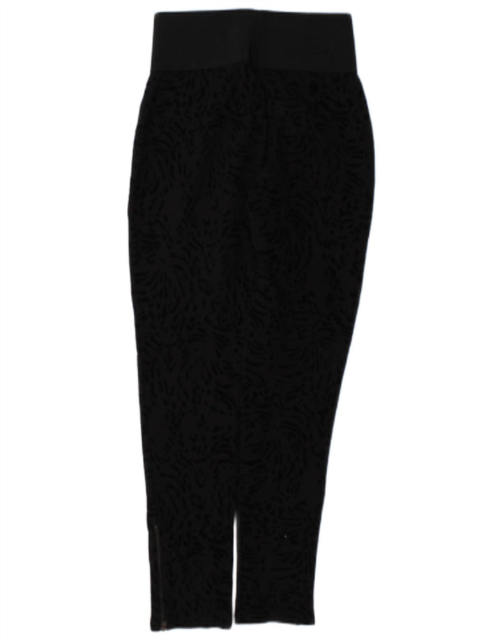 Zara Γυναικείο κολάν UK 12 μεσαίο μαύρο Animal print