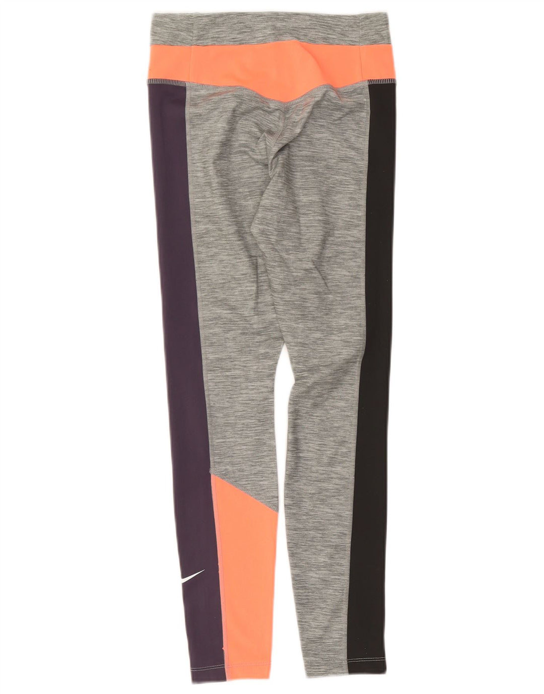 Γυναικεία κολάν Nike Dri Fit UK 10 Small Grey Colorblock Polyester