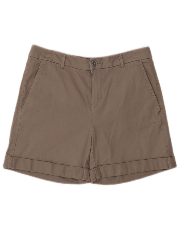 Benetton Γυναικείο σορτς Chino UK 8 Small W28 Γκρι βαμβακερό