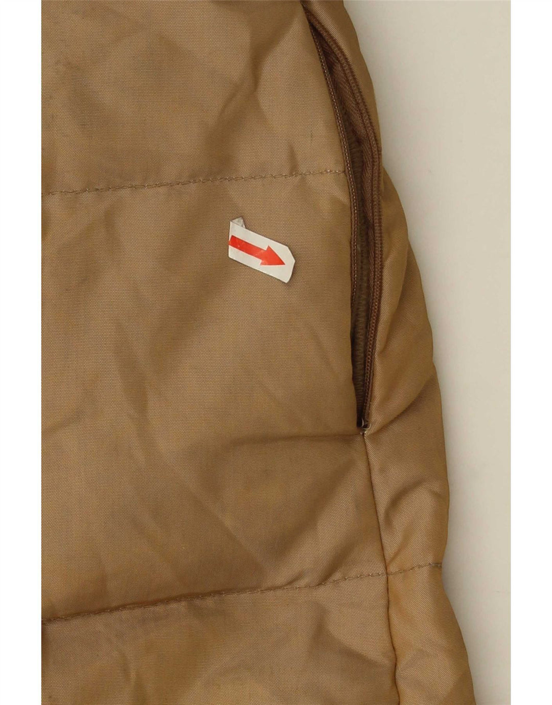 Zara Γυναικείο παλτό UK 10 Small Brown Nylon