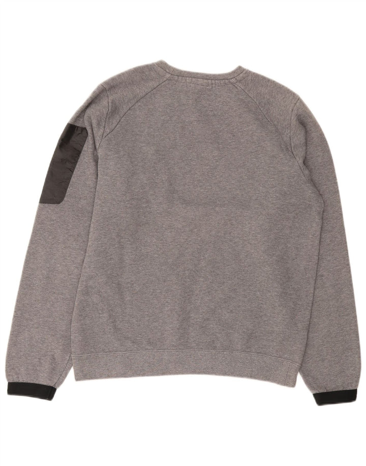 Ανδρικό γραφικό φούτερ NIKE Jumper Small Grey Colourblock Βαμβακερό