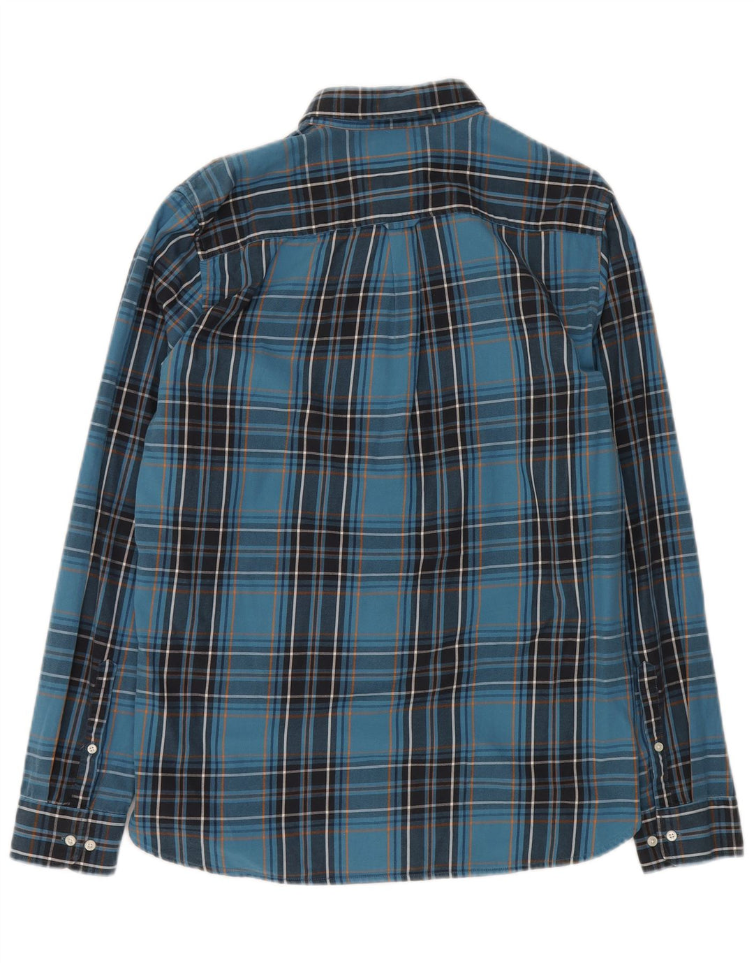 Ανδρικό καρό πουκάμισο Superdry μεγάλο μπλε καρό βαμβακερό