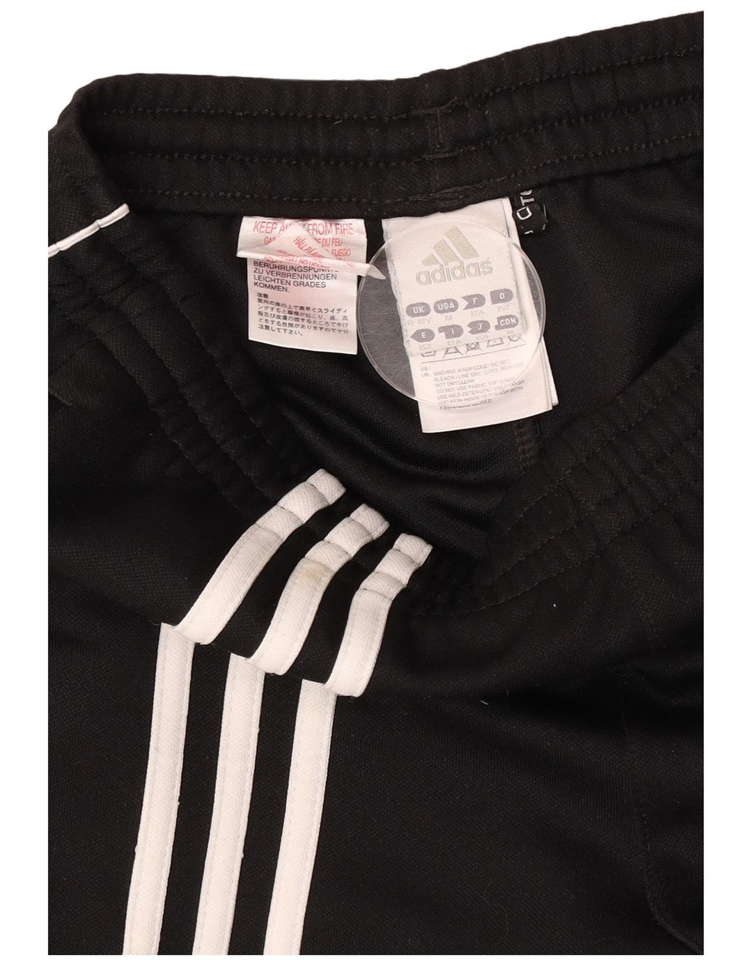 Παντελόνι αθλητικής φόρμας Adidas Boys Climalite 11-12 ετών μαύρο πολυεστέρα