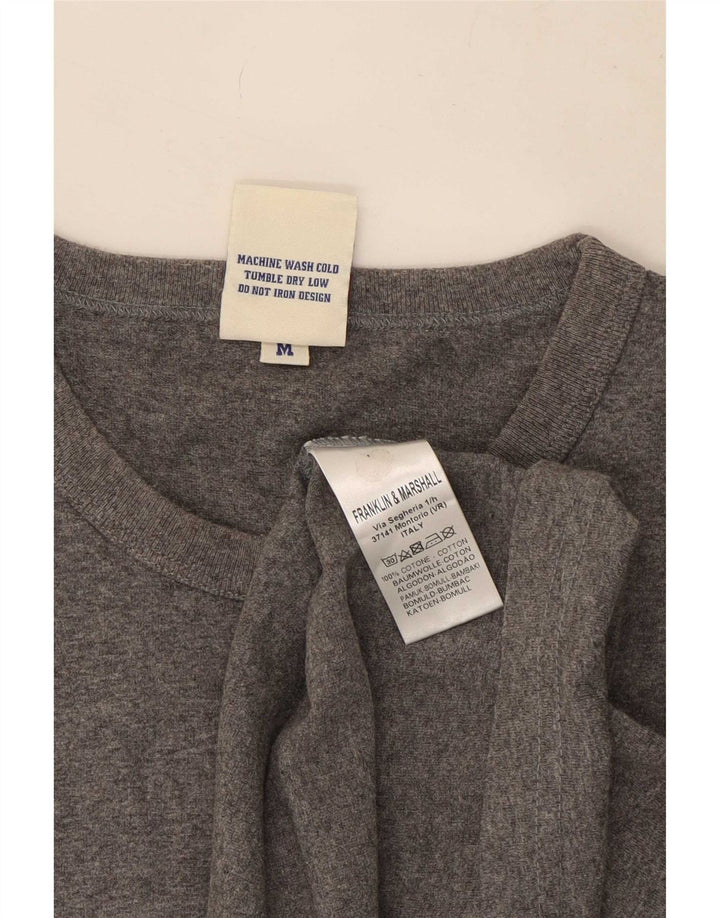 Ανδρικό T-Shirt Franklin & Marshall Top Μεσαίο γκρι βαμβακερό