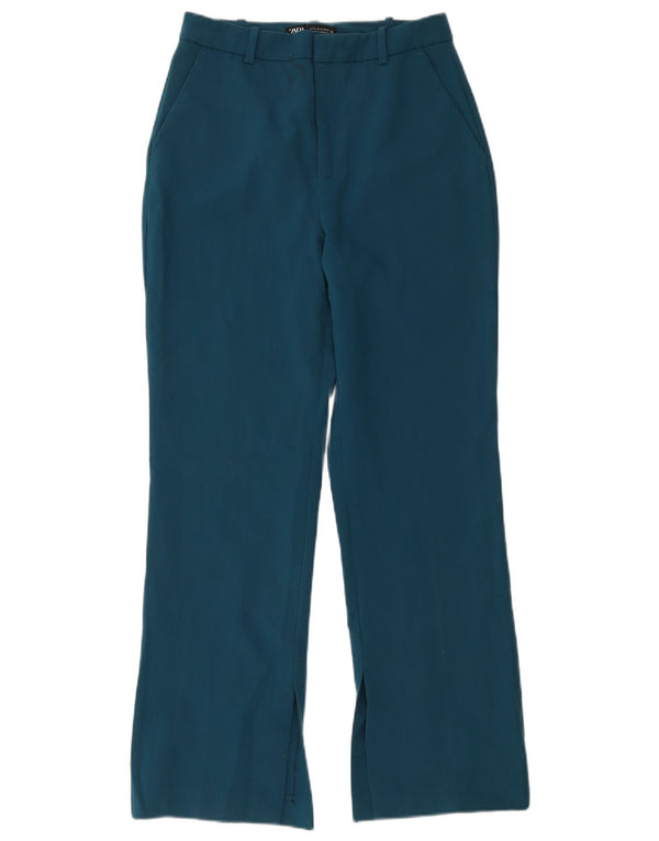 Zara Γυναικείο παντελόνι Chino Bootcut Medium W28 L30 Blue