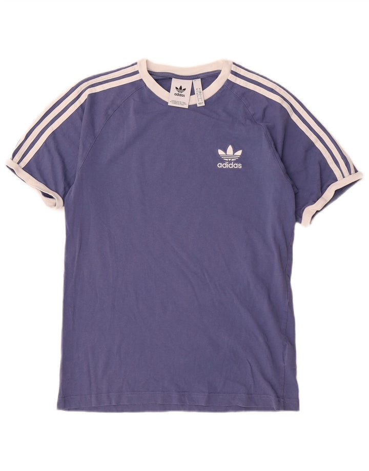 Ανδρικό T-Shirt Adidas Top Small Navy Blue από βαμβάκι