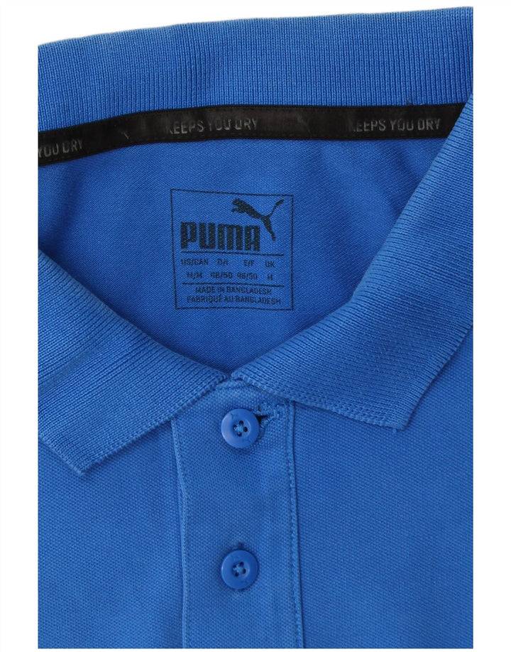 Ανδρικό πουκάμισο Polo Puma σε μεσαίο μπλε