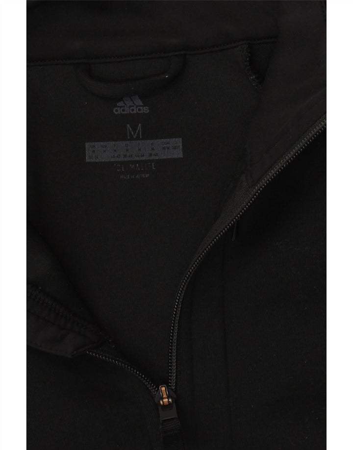 ADIDAS Womens Tracksuit Top Jacket UK 12 Medium Black Polyester Vintage Adidas and Second-Hand Adidas from Messina Hembry 