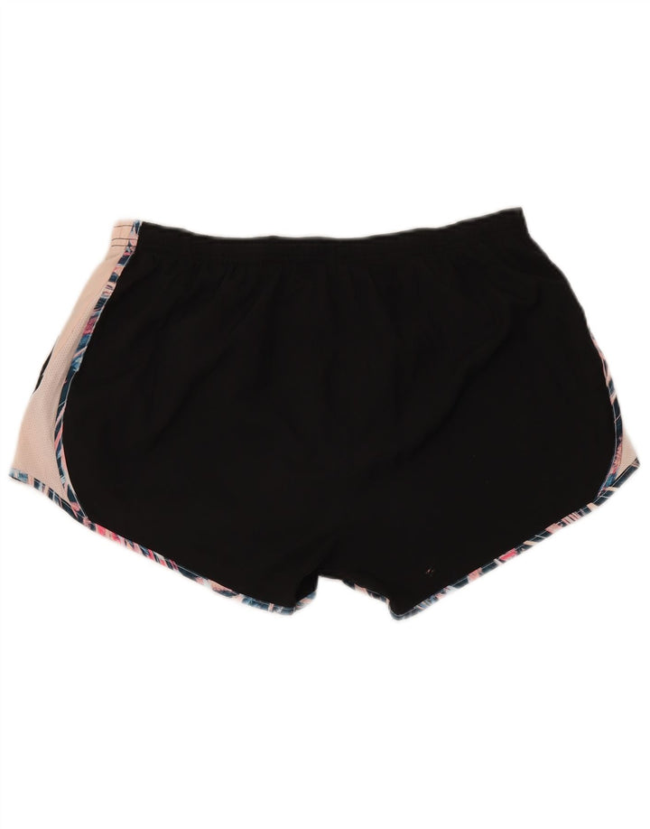 Γυναικείο αθλητικό σορτς Nike Dri Fit UK 14 Μεγάλο μαύρο χρώμα πολυεστέρα