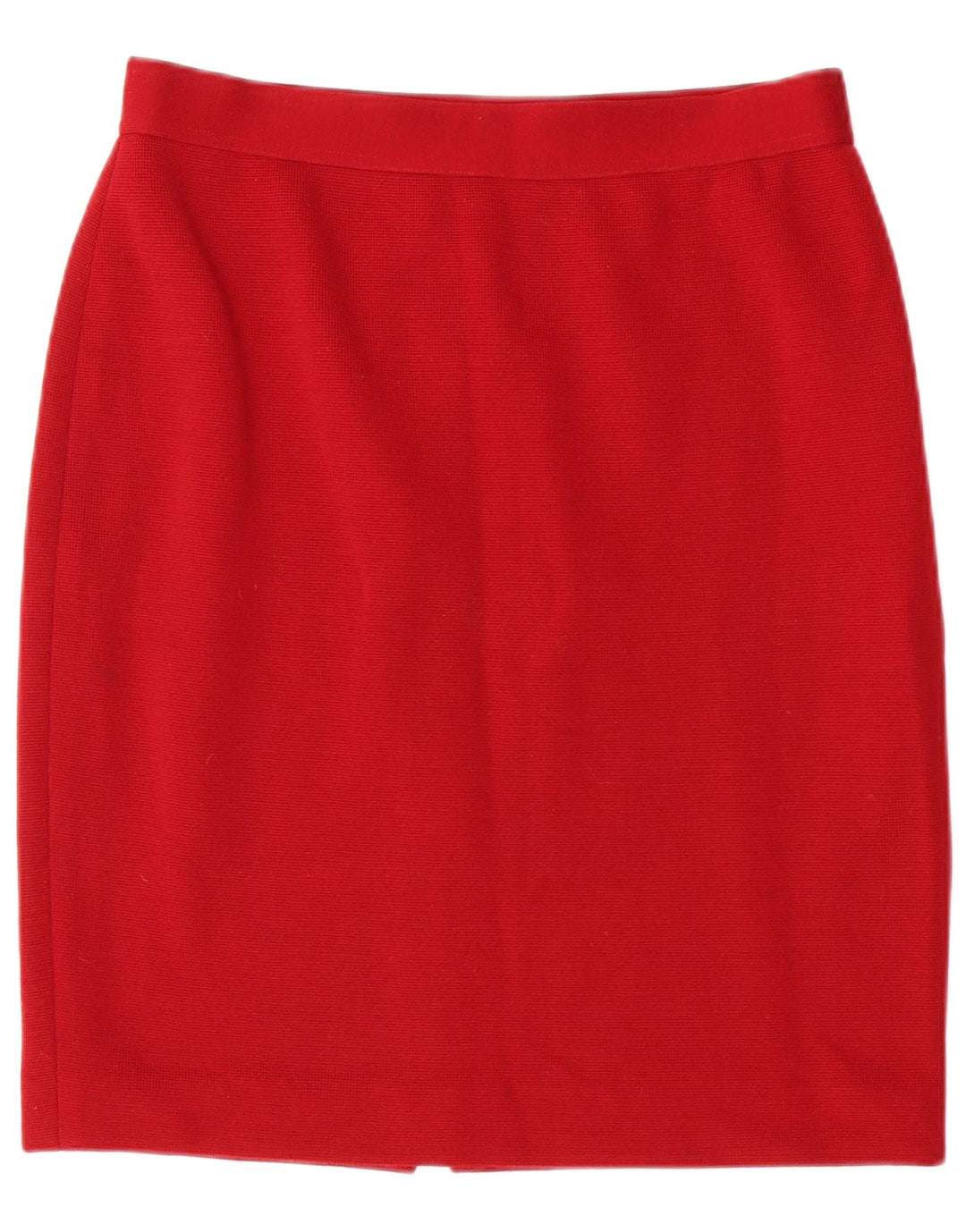 Vintage Γυναικεία Pencil Φούστα W32 Μεγάλη Κόκκινη Μάλλινη
